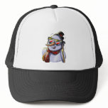 SnOwMaN WiTh SuNgLaSSes hats