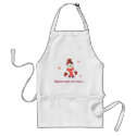 Snowman with Sweet Saying Apron