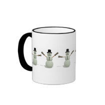 SnowmanBorder mugs