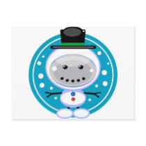 Snowmanbot postcards
