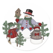 SnowmanFamily stickers