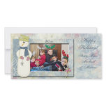 Snowman's Wonderland Photo Card