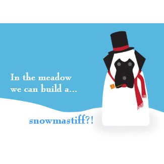 Snowmastiff Card card