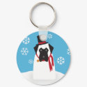 Snowmastiff Keychain keychain
