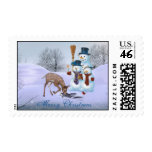 Snowmen and Deer Stamp