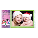 Snowmen Customized Photo Card