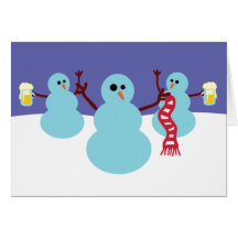 Snowmen Gone Wild! Cards
