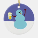 Snowmen Gone Wild Christmas Tree Ornaments