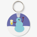 Snowmen Gone Wild! keychains by toxiferousholidays Snowmen Gone Wild! keychains