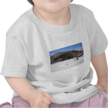 Snowmen in a field tee shirt