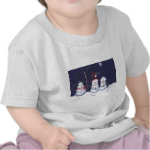Snowmen & Pair of Cardinals Tshirts