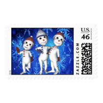 SNOWMEN stamps
