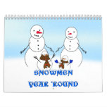 SNOWMEN YEAR 'ROUND calendars