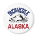 Snowmobile Alaska magnets
