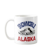 Snowmobile Alaska mugs