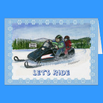Snowmobile Card by ZachBear Snowmobile Card