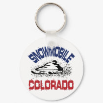 Snowmobile Colorado keychains