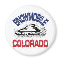 Snowmobile Colorado magnets by OutdoorObsessions Snowmobile Colorado magnets