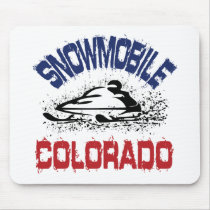 Snowmobile Colorado mousepads