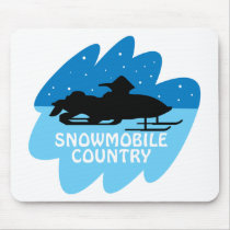 Snowmobile Country mousepads