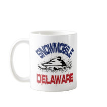 Snowmobile Delaware mugs by OutdoorObsessions Snowmobile Delaware mugs