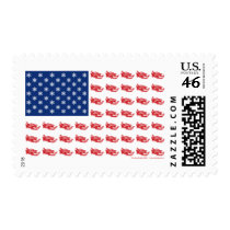 Snowmobile Flag Stamps