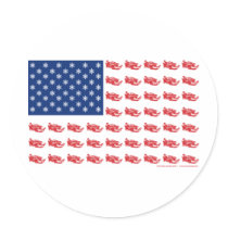 Snowmobile Flag stickers by snomotease Snowmobile Flag stickers