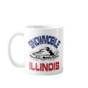 Snowmobile Illinois mugs by OutdoorObsessions Snowmobile Illinois mugs