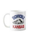 Snowmobile Kansas mugs by OutdoorObsessions Snowmobile Kansas mugs