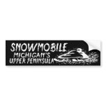 Snowmobile Michigan's Upper Peninsula bumper stickers