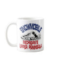 Snowmobile Michigan's Upper Peninsula mugs by OutdoorObsessions Snowmobile Michigan's Upper Peninsula mugs