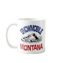 Snowmobile Montana mugs by OutdoorObsessions Snowmobile Montana mugs