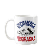 Snowmobile Nebraska mugs by OutdoorObsessions Snowmobile Nebraska mugs