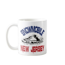 Snowmobile New Jersey mugs by OutdoorObsessions Snowmobile New Jersey mugs