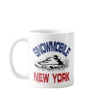 Snowmobile New York mugs by OutdoorObsessions Snowmobile New York mugs
