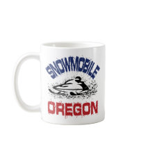 Snowmobile Oregon mugs by OutdoorObsessions Snowmobile Oregon mugs