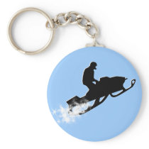 snowmobile. powder trail. key chains