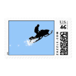 snowmobile. powder trail. postage