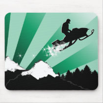 snowmobile. pthalo. mousepads by asyrum snowmobile. pthalo. mousepads