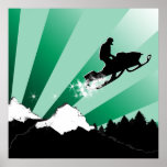 snowmobile. pthalo. poster