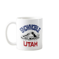 Snowmobile Utah mugs by OutdoorObsessions Snowmobile Utah mugs
