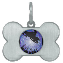 SNOWMOBILE WINTER DREAM PET ID TAG