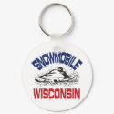 Snowmobile Wisconsin keychains by OutdoorObsessions Snowmobile Wisconsin keychains