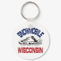 Snowmobile Wisconsin keychains by OutdoorObsessions Snowmobile Wisconsin keychains