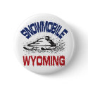 Snowmobile Wyoming buttons by OutdoorObsessions Snowmobile Wyoming buttons