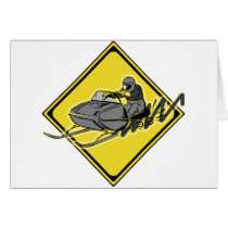 Snowmobile X-ing Cards