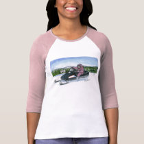Snowmobiler Female t-shirts