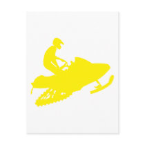Snowmobiler/sledder Post Card