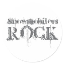 Snowmobilers Rock stickers by busybrain Snowmobilers Rock stickers