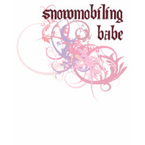 Snowmobiling Babe t-shirts